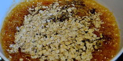 Шаг 5: бананового мороженого с овсяным грильяжем