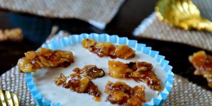 Шаг 8: бананового мороженого с овсяным грильяжем