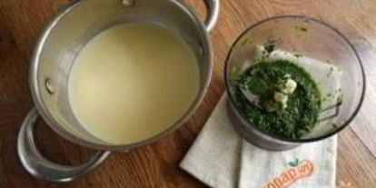 Шаг 1: базиликового мороженого