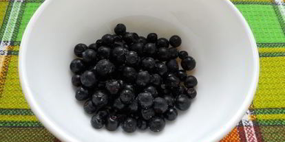 Шаг 2: черничного мороженого с лимонной цедрой