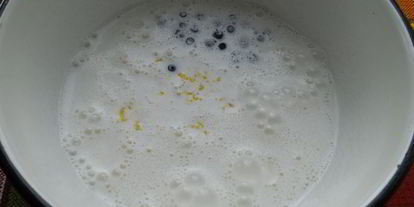 Шаг 3: черничного мороженого с лимонной цедрой