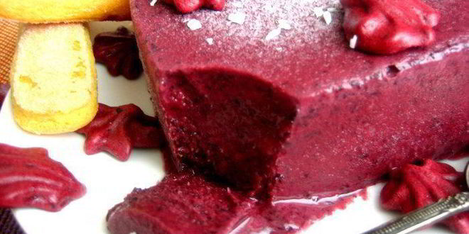 Рецепт черничного мороженого