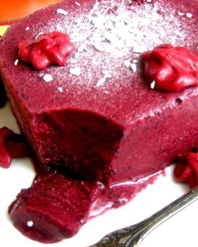 Рецепт черничного мороженого