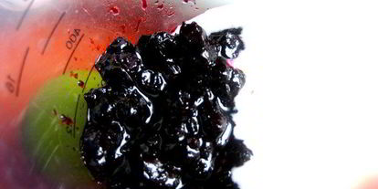 Шаг 1: черничного мороженого