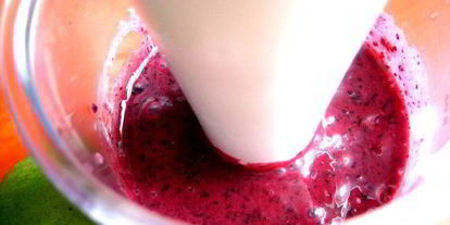 Шаг 3: черничного мороженого