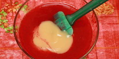 Шаг 1: фруктово-ягодного мороженого