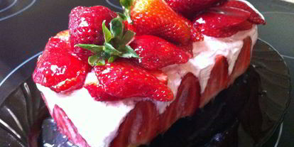 Шаг 7: клубничного торта-мороженого