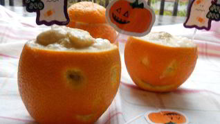 Рецепт Мангова-апельсинового мороженого на Halloween