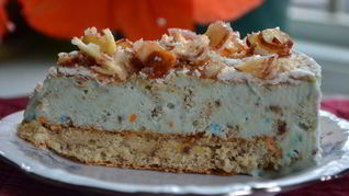 Рецепт Миндального хрустящего торта-мороженого