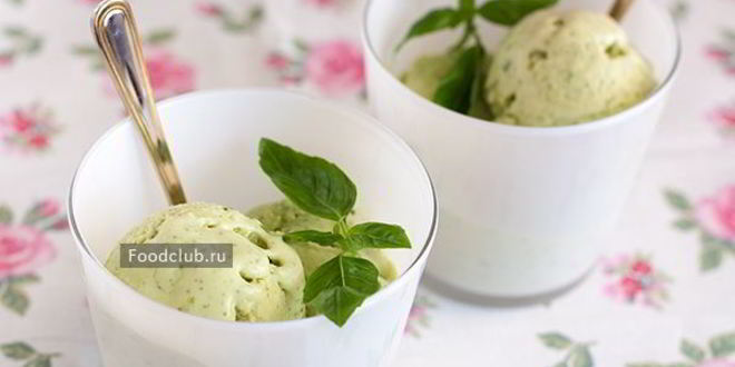 Рецепт мороженого из базилика