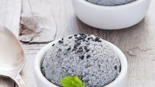 Рецепт Мороженого из черного кунжута