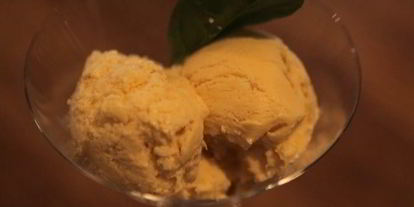 Шаг 7: мороженого с базиликом и лимоном