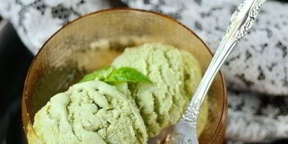 Шаг 7: мороженого с базиликом