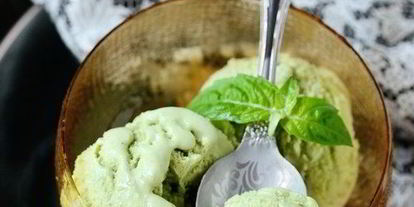 Шаг 8: мороженого с базиликом