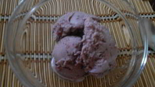 Рецепт Мороженого с ежевикой