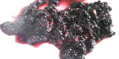 Шаг 8: мороженого с ежевикой