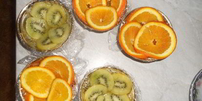 Шаг 1: мороженого во фруктовой корзиночке