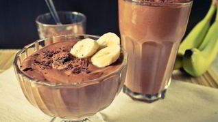 Рецепт Шоколадна-бананового мороженого