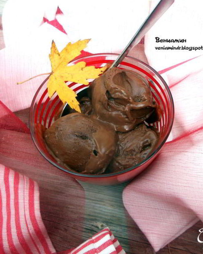 Рецепт шоколадна-фаджевого мороженого