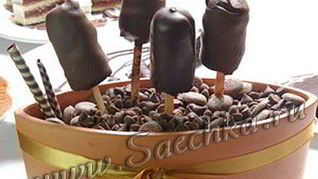 Рецепт Шоколадного мороженого Айс крим бель шоколата