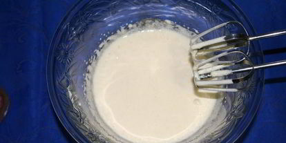 Шаг 2: сырного черничного мороженого