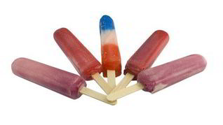 Рецепт Трехцветного полосатого мороженого