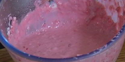 Шаг 4: творожно-малинового мороженого