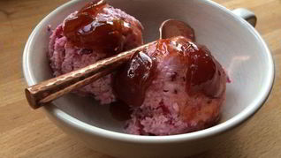 Рецепт Зимнего мороженого Тайская овсяная клюква