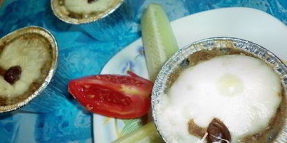 Шаг 5: баклажанова-грибного мусс