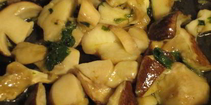 Шаг 1: грибного мусса