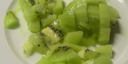 Шаг 7: йогуртова-клубничного мусс с киви