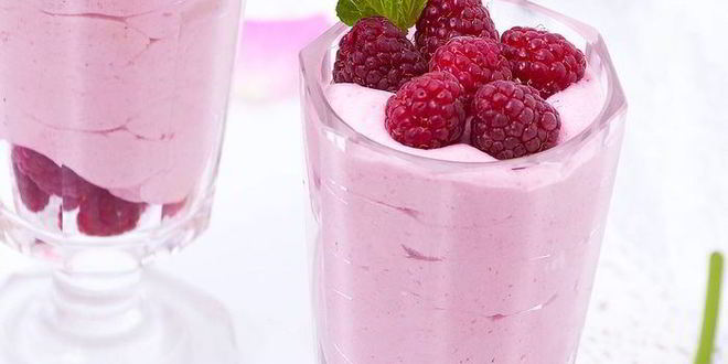 Рецепт малинового мусса с ароматом розы