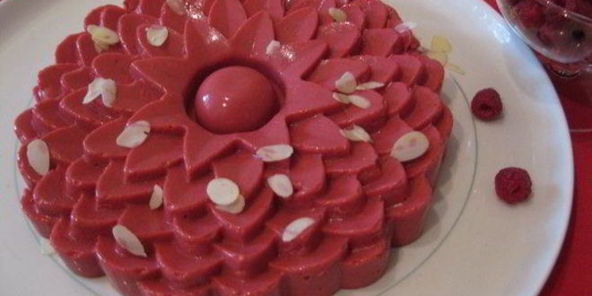 Рецепт малинового торта-мусса