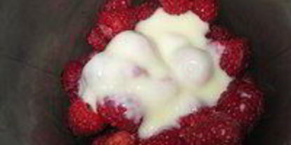 Шаг 2: малинового торта-мусса