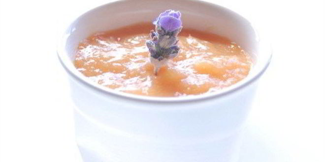 Рецепт мангового абрикосового мусса с лавандой