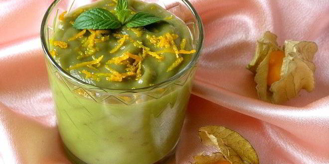 Рецепт мусса из авокадо с апельсином