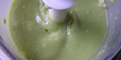 Шаг 2: мусса из авокадо с апельсином