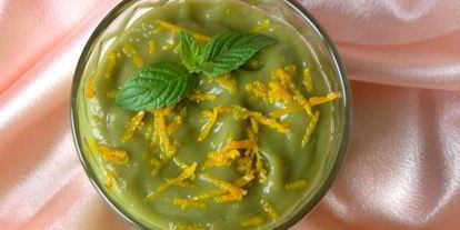 Шаг 4: мусса из авокадо с апельсином