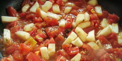 Шаг 2: мусса из баклажанов