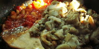 Шаг 3: мусса из баклажанов