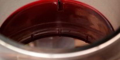 Шаг 2: мусса из малины с манкой