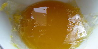 Шаг 2: мусса из манго со сгущенкой