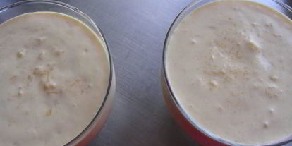 Шаг 6: мусса из манго со сгущенкой