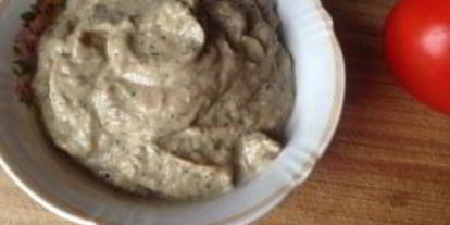 Шаг 8: мусса из запеченных баклажанов