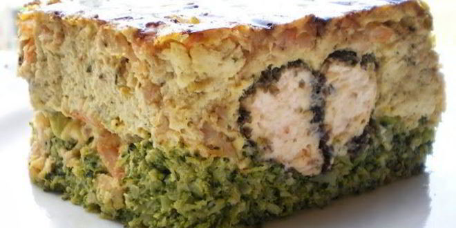 Рецепт рыбного террина с креветочным муссом на подушечке из брокколи