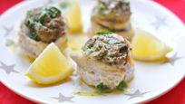 Рецепт Рыбных рулетиков с грибным муссом
