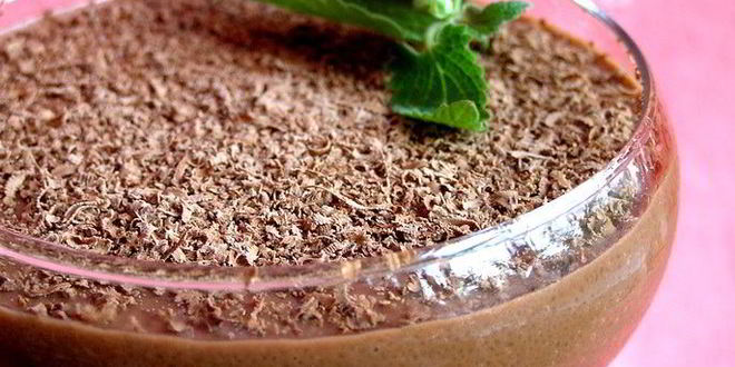 Рецепт Шоколадна-манного мусс