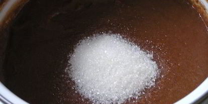 Шаг 2: шоколадна-манного мусс