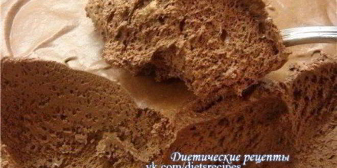 Рецепт шоколадна-творожного диетический мусс