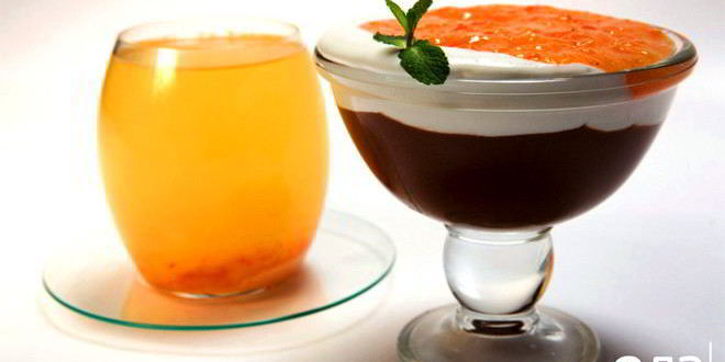 Рецепт шоколадного мусса с хурмой